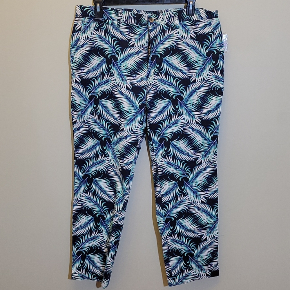 Club Room Palm Leaf Print Pant